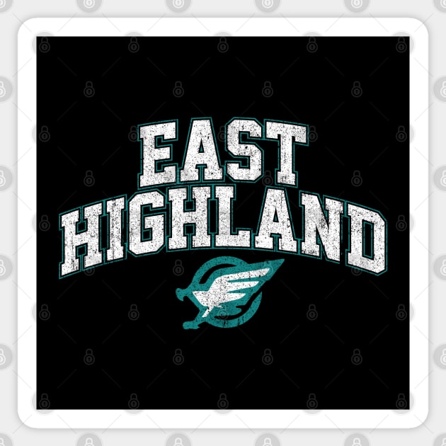 East Highland High School Sticker by huckblade